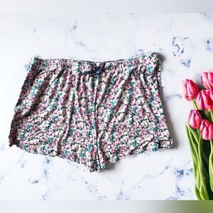 J & B l Cute floral pj shorts l XL